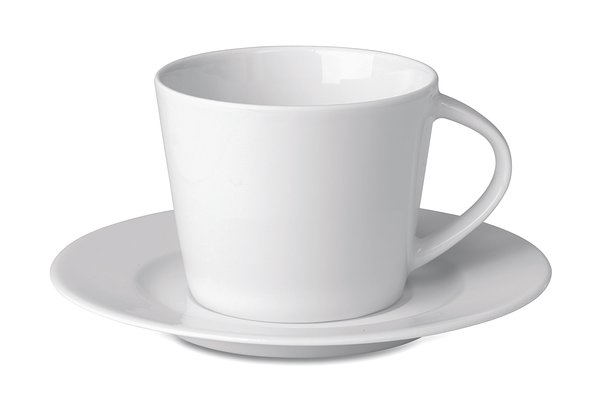 Cappuccino Tasse und Untertasse Waraiteie