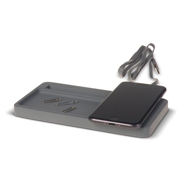 Limestone Desk organizer with wireless charger 5W Vretoll