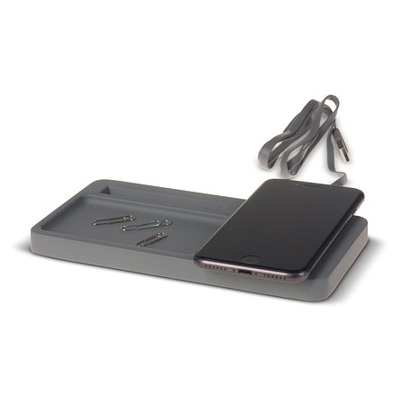 Limestone Desk organizer with wireless charger 5W Vretoll