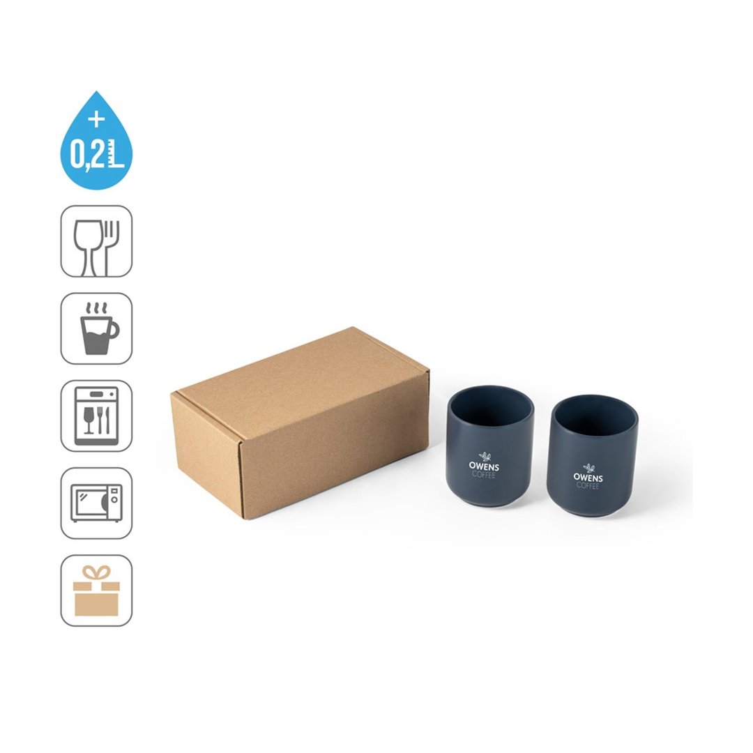 Tassen-Set aus Keramik Linath