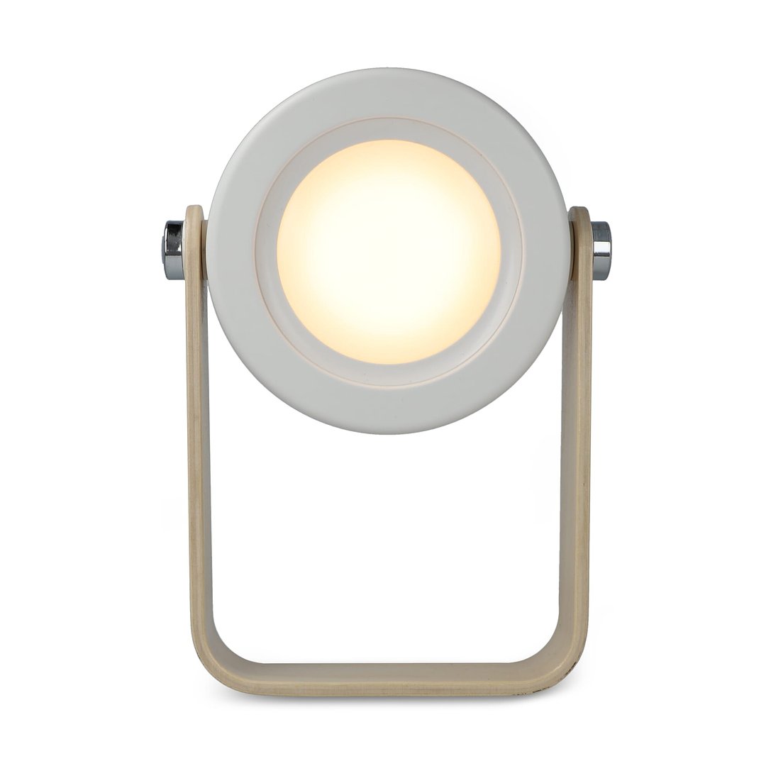 Multifunktions-LED-Lampe mit Bambusgriff Eliel