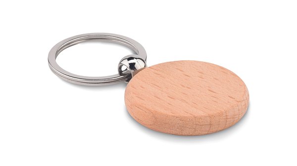 Schlüsselring Holz, rund Mudesto