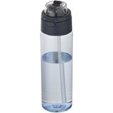 700 ml RCS Trinkflasche aus recyceltem Kunststoff mit Multifunktionsdeckel und Klappstrohhalm - Vreilga