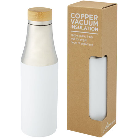 540 ml Kupfer-Vakuum Isolierflasche mit Bambusdeckel - Utzzans