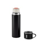 Doppelwandige Edelstahlflasche (90% recycelt) mit matter Oberfläche 490 ml Emeria