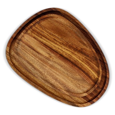 2er-Pack Holztabletts in Bioform Benescia