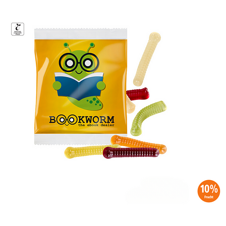 Individuelles Fruchtgummi 30 g – Persönliche Formen und Aromen für Ihr Event