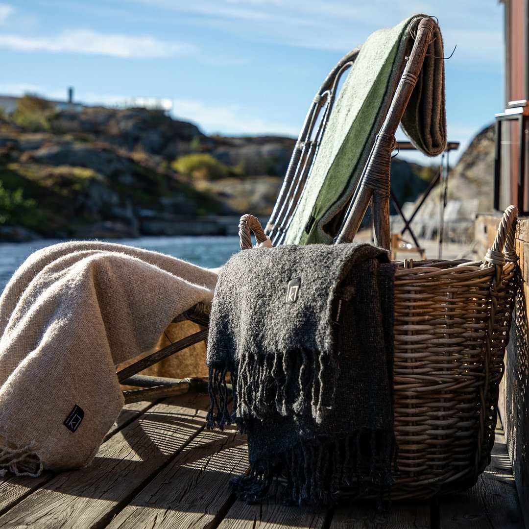 Kosta Linnewafveri Sjövallen Plaid 130x170 cm Retix