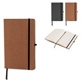 Hardcover-Notizbuch mit Einband aus recycelten Leder DIN A5 Doldi