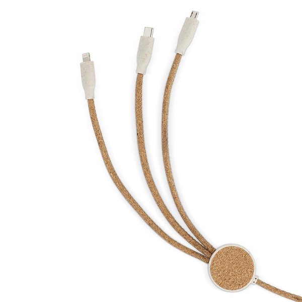 Cork 3 in 1 PD charging & data cable Gritti