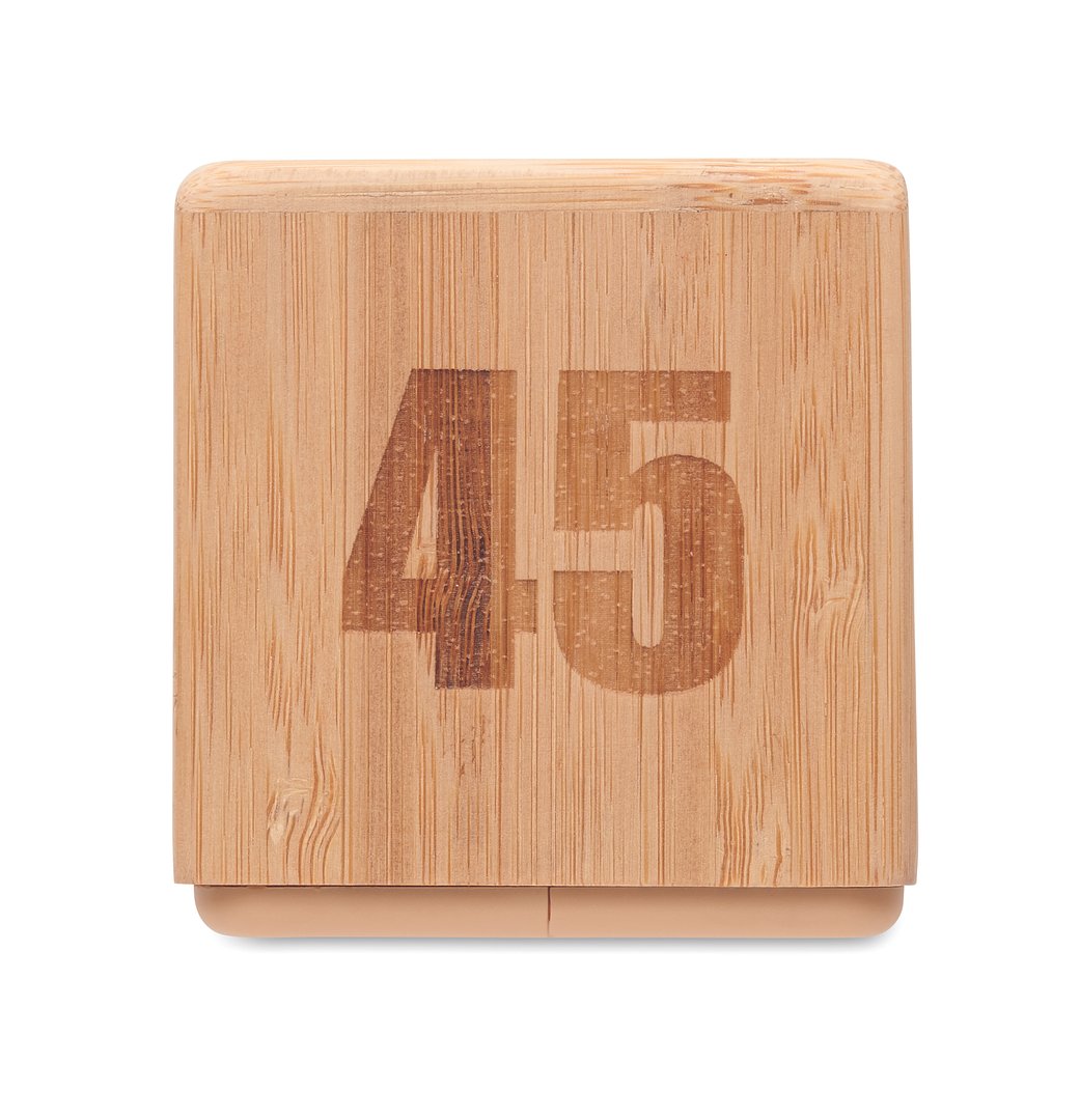 Zeitwürfel Bambus Fendri