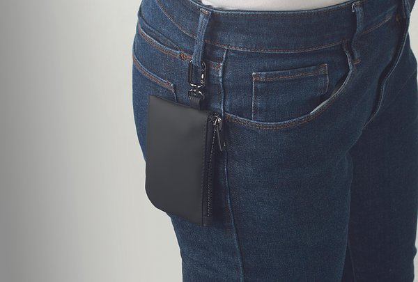 Schlüsseletui PU mit Karabiner Triccen