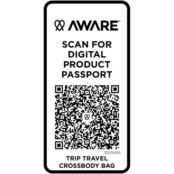 Aware™ Recycelte Reisetasche mit Schultergurt 1 L - Corschan