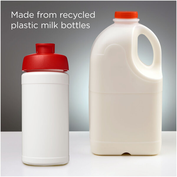 500 ml recycelte Sportflasche mit Klappdeckel - Veivep