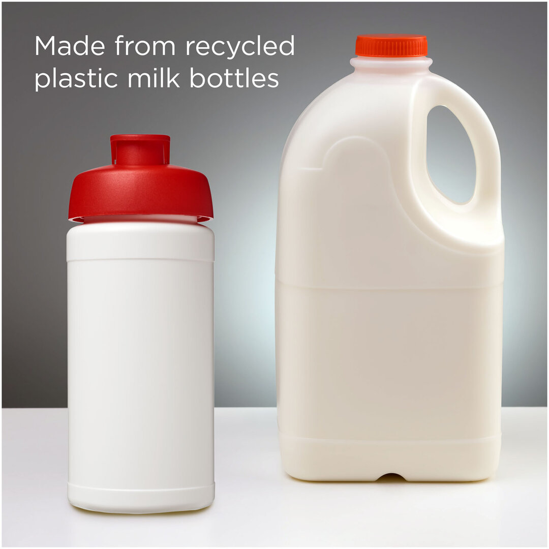 500 ml recycelte Sportflasche mit Klappdeckel - Veivep