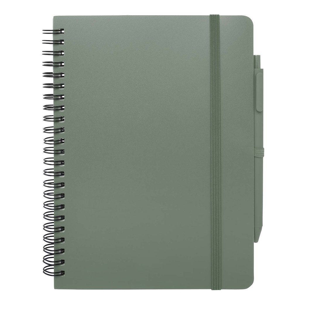 A5 Hardcover Notizbuch mit Kugelschreiber (schwarze Mine) - Utzatie