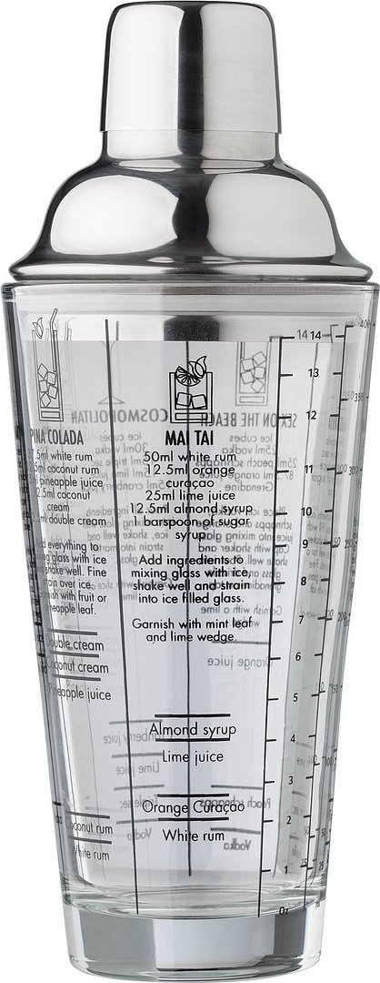 Glas-Cocktailshaker (400 ml) Mirina