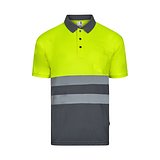 Poloshirt (140g/m²) im Bird-Eye-Design mit kurzen Ärmeln, aus Polyester (100%) Leengiama