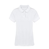 Erwachsene Frauen Weiss Polo-Shirt Idpan