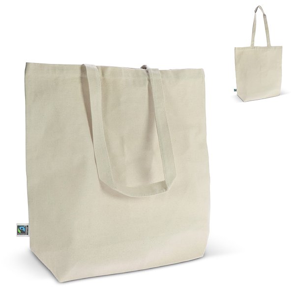 Tasche Fairtrade 270g/m² 42x12x43 cm Ruder