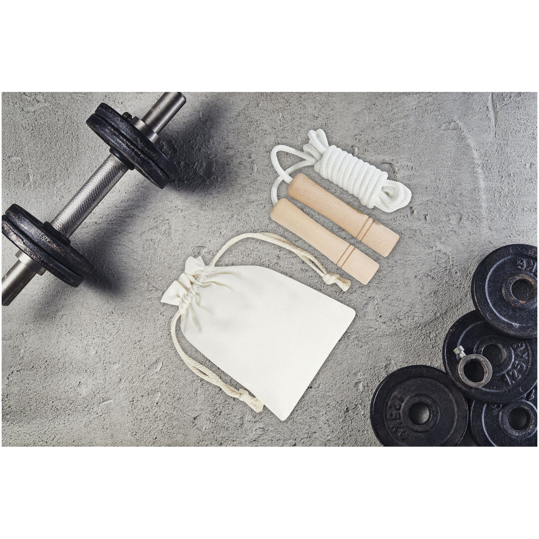 Holz-Springseil im Baumwollbeutel - Loreni