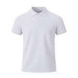 Erwachsene Weiss Polo-Shirt Idles