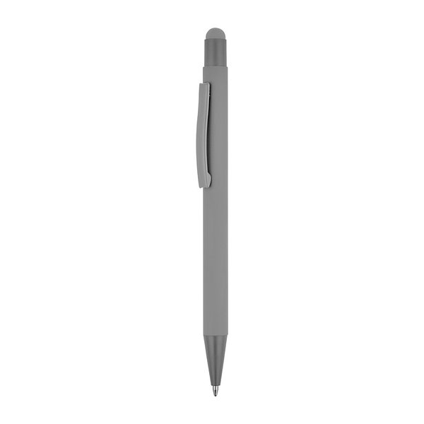 Kugelschreiber mit modernem Design aus recyceltem Aluminium (100% rAL) mit matter Oberfläche Nelver
