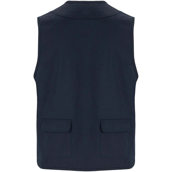 Arbeitsweste mit V-Ausschnitt und mehreren Taschen, 200 g/m2 - Elverven