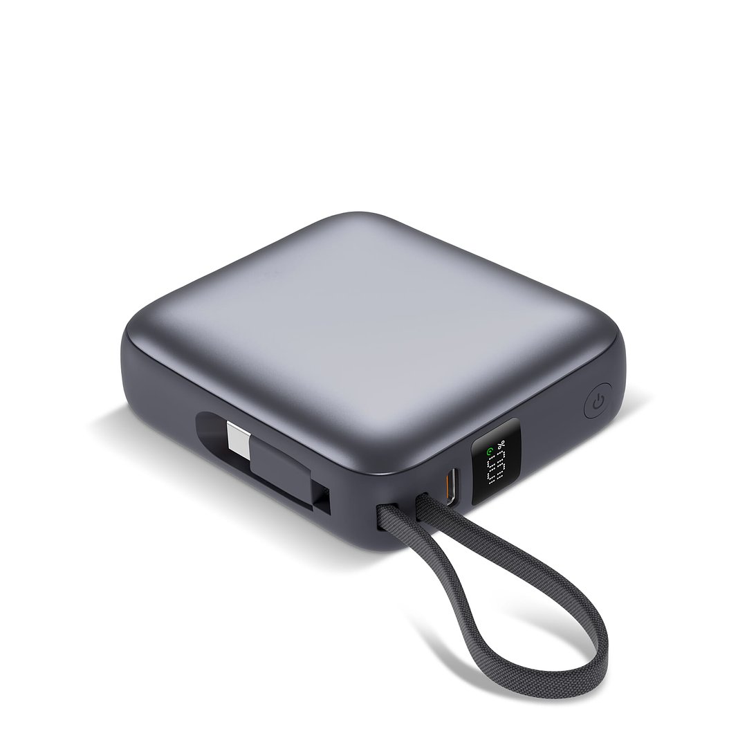 Nova Powerbank 22,5 W Power Delivery mit integrierten Kabeln 10.000 mAh Ainatha
