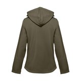 Softshelljacke für Damen, mit abnehmbarer Kapuze Badala