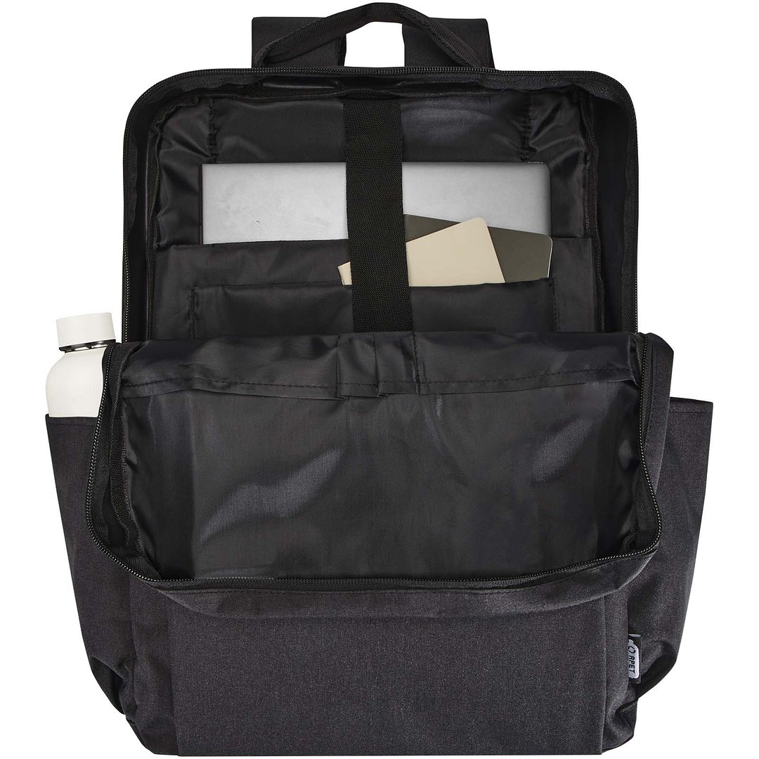 15" Laptop-Rucksack aus recyceltem GRS-Material 15 L - Stein
