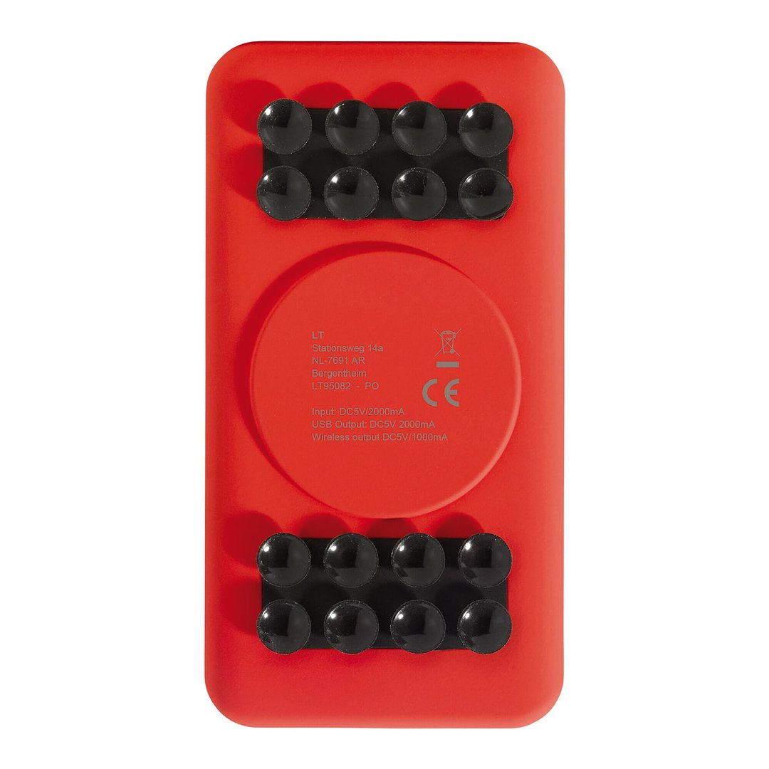 Powerbank Blade, kabellos, 4000mAh, Saugnäpfe Giervin