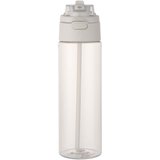 700 ml RCS Trinkflasche aus recyceltem Kunststoff mit Multifunktionsdeckel und Klappstrohhalm - Vreilga
