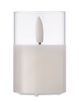 LED-Wachskerze im Glashalter Luonneta