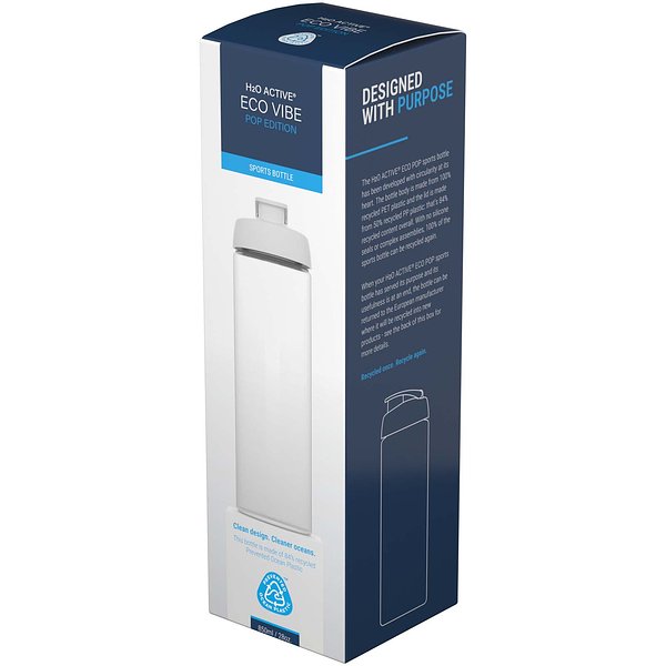 Eco Vibe 850 ml Sportflasche mit Klappdeckel - Razep