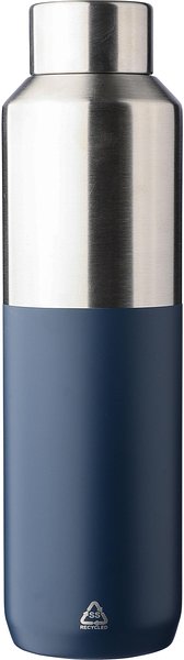 Recycelte doppelwandige Trinkflasche aus Edelstahl (600 ml) Nigna