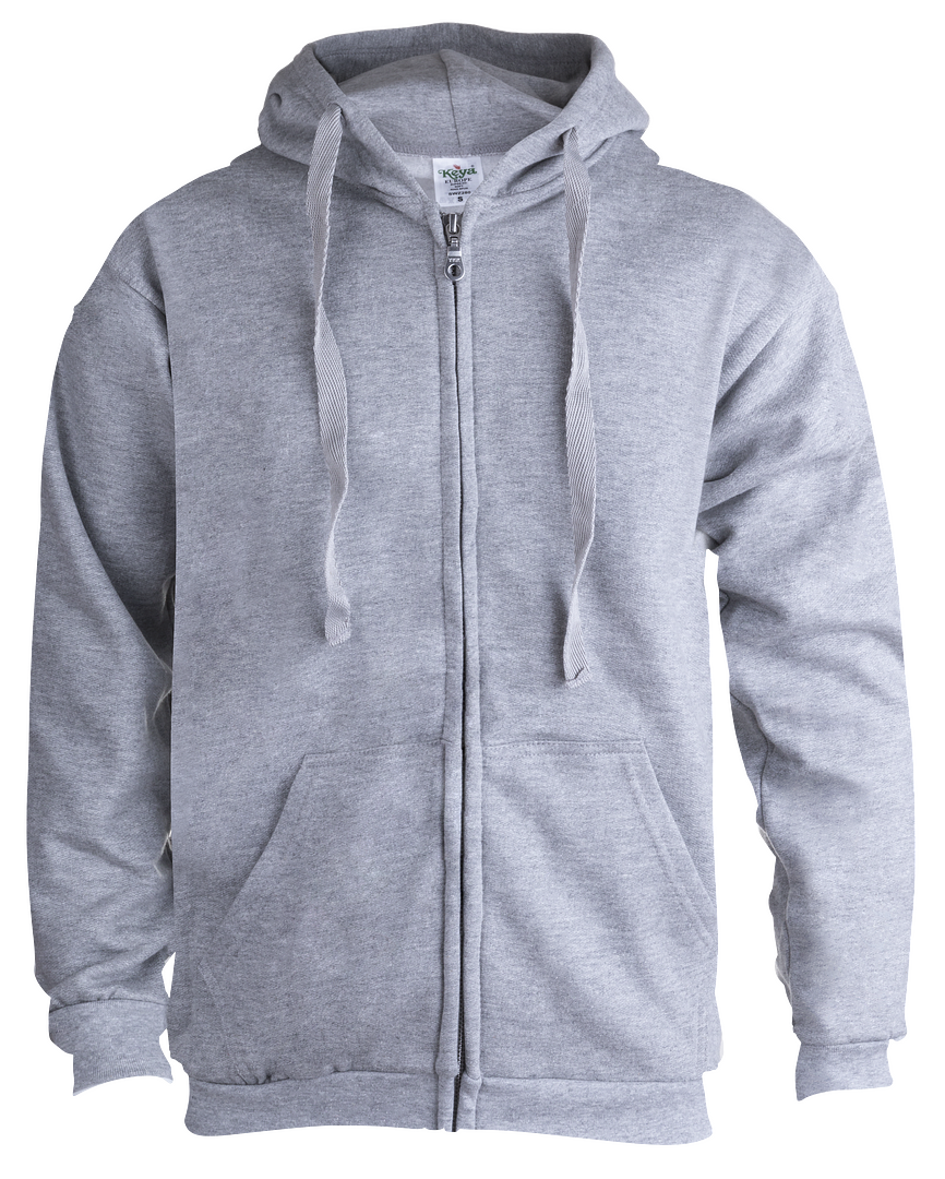 Erwachsene Sweatshirt mit Kapuze + Reißverschluss "keya"