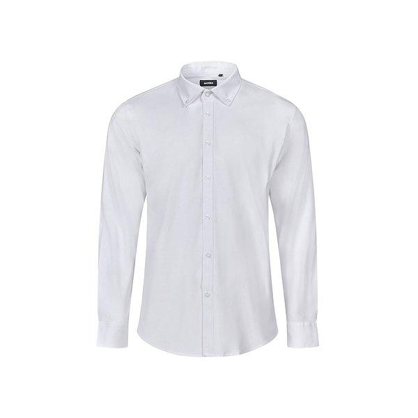 Hemd Oxford (180 g/m²) für Herren, aus Baumwolle (50 %), Polyester (45 %) und Elasthan (5 %) Gritll