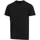 Kurzärmeliges T-Shirt V-Ausschnitt aus 200 g/m² Bio Baumwolle (OCS), unisex - Benina