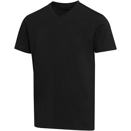 Kurzärmeliges T-Shirt V-Ausschnitt aus 200 g/m² Bio Baumwolle (OCS), unisex - Benina