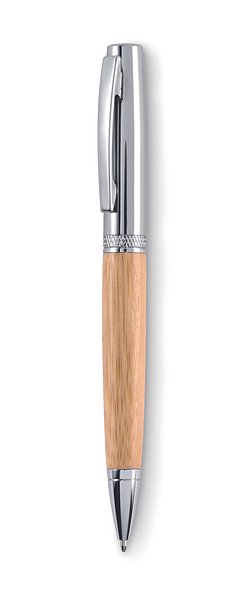 Kugelschreiber Metall/Bambus Stgaule