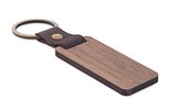 Schlüsselring Walnuss und PU Wall