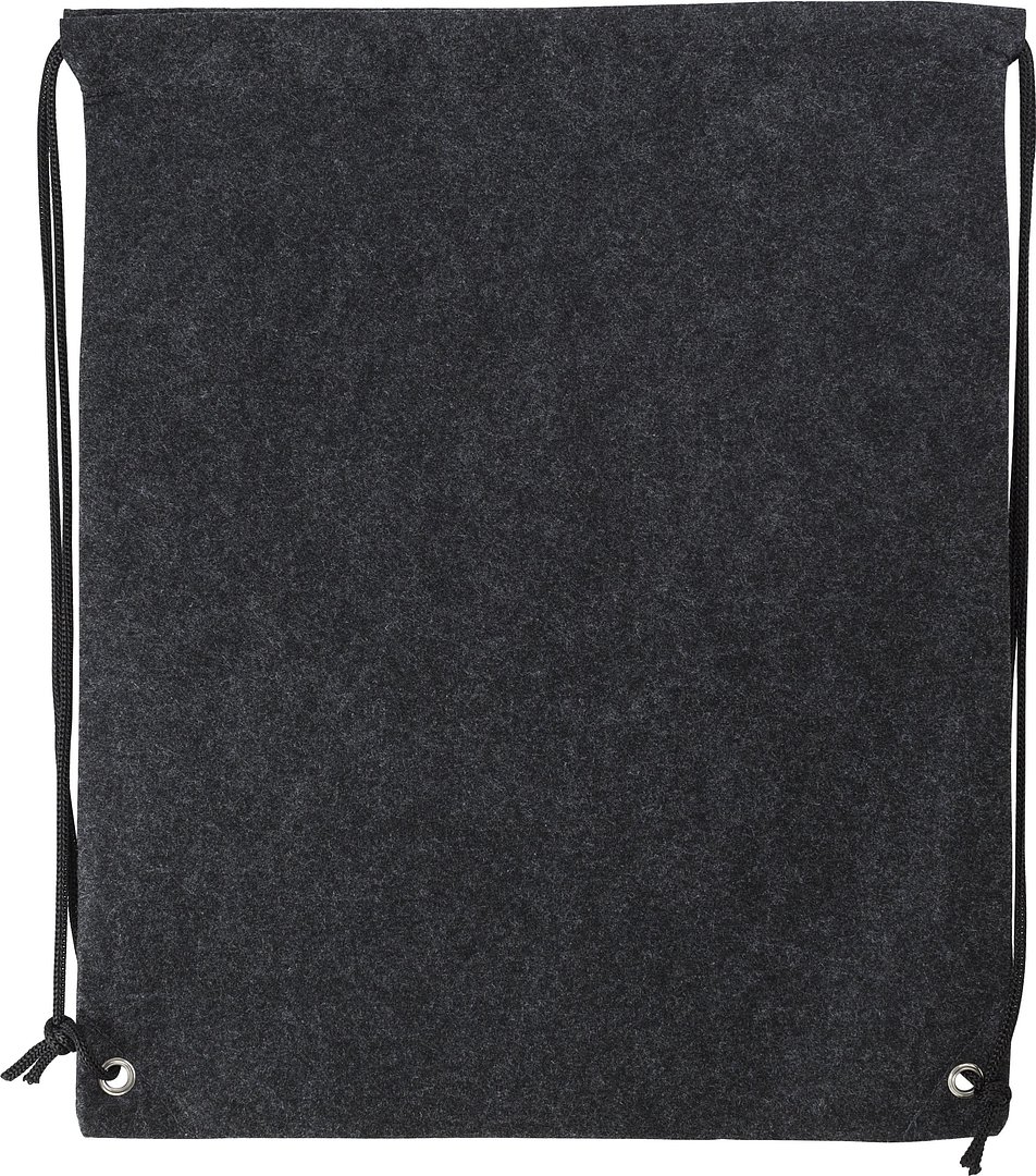 rPET-Filz-Rucksack mit Kordelzug Saregun