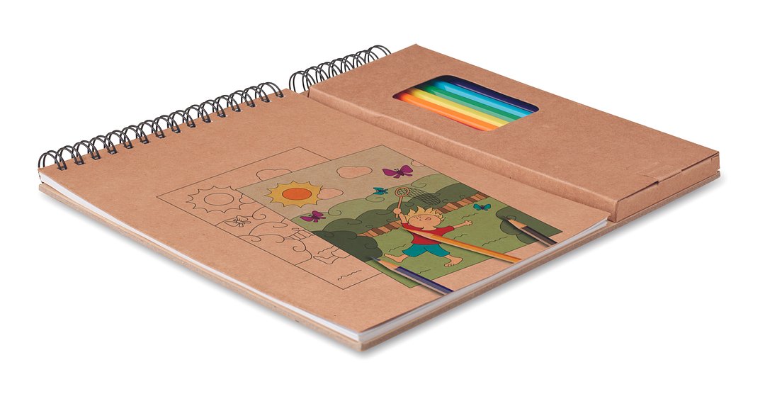 Malset mit 8 Buntstiften Elinan