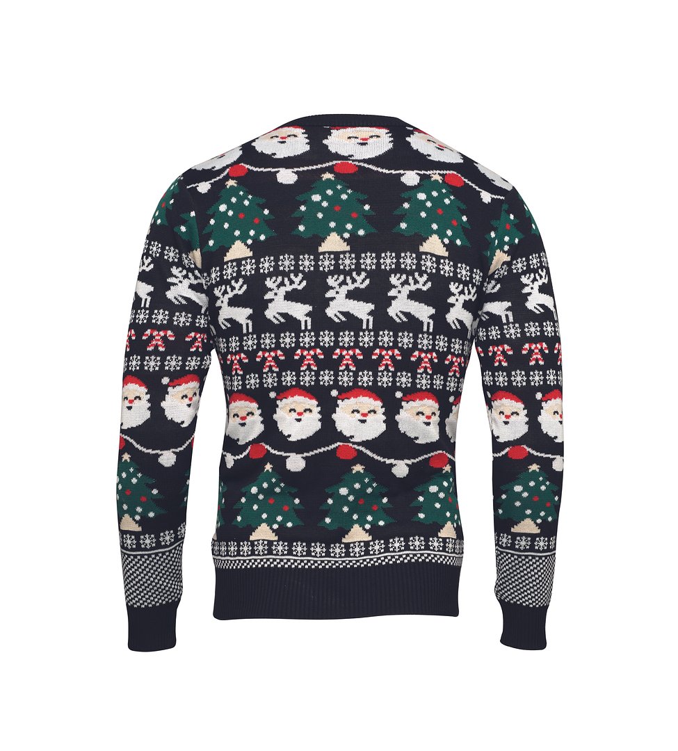 Weihnachts-LED-Pullover S/M Linana