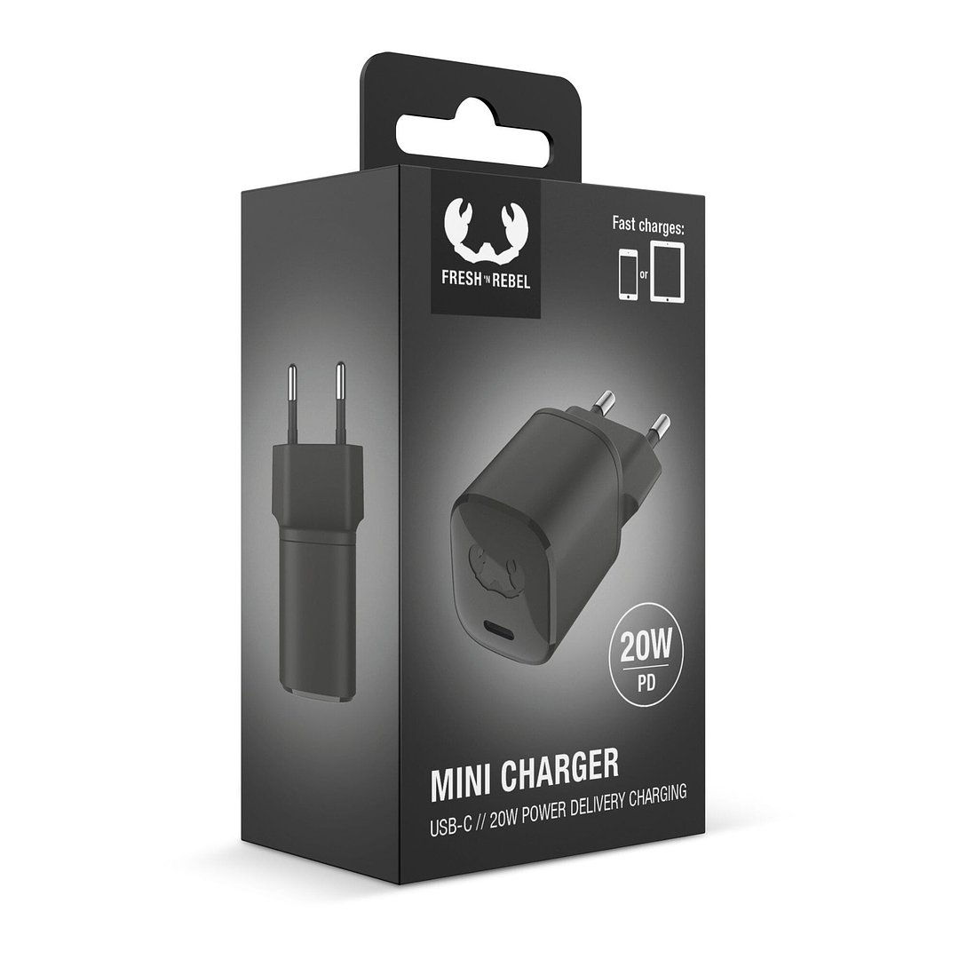 Fresh & Rebel USB-C Mini Charger USB-C PD // 20W Luongi