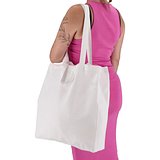 Tragetasche aus Baumwolle OEKO-TEX® 38 x 10 x 42cm 140g/m² Saretis