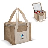 Kühltasche Jute / Baumwolle 22x18x18cm Benianin