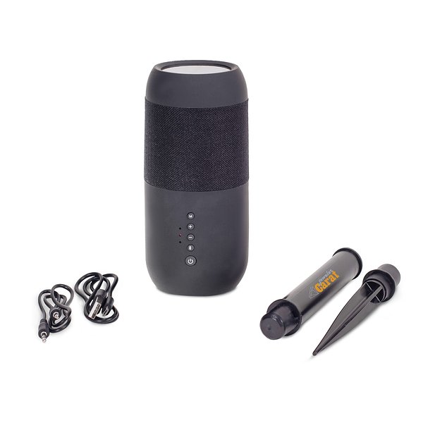 Wireless solar speaker torch 2x5W IPX6 Onglixdan