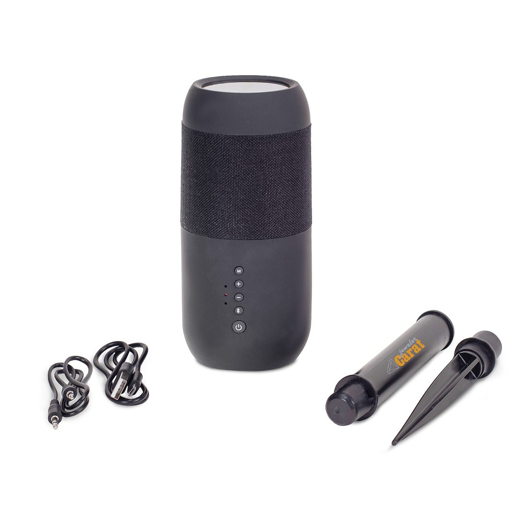 Wireless solar speaker torch 2x5W IPX6 Onglixdan